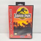 Jurassic Park (SEGA Genesis, 1993) Cib Complete w/ Manual TESTED Works