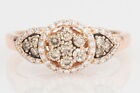 Le Vian® 0.58ctw Round Cut Diamond Cluster Cocktail Ring 14k Rose Gold Size 8.5