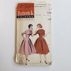 1950s Vintage Butterick 7126 Princess Dress Sewing Pattern