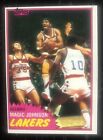 MAGIC JOHNSON 1981-82 Topps #21 2nd Year/ 1st Solo Card Lakers HOF