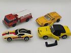 Lot Of 4 Vintage Diecast Cars Lesney Fire Truck Road Champs 1984 Zylmax Lotus