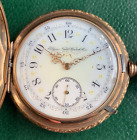 1896 Elgin Grade 116 - Fancy Dial Gold Filled Hunter Case - 16S 7J Pocket Watch
