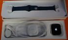 New ListingApple Watch Series 9 45mm Aluminum Case with Storm Blue Sport Band Parts Repair