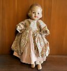 Vintage R&B Composition Baby Doll Molded Hair 9” Arranbee Antique Cracking