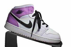 Nike Air Jordan 1 Mid Barely Grape DQ8423-501 Women Size: 8.5 - Youth Size: 7Y