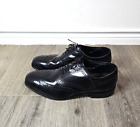 Florsheim 12 D Black Leather Wingtip Men's Shoes India