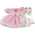 Vintage Playmates Amazing Amy Doll Pink Gingham Dress Diaper White Shoes