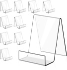 10PACK Acrylic Book Stand Clear Acrylic Display Easel Holder for Displa