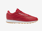 Reebok Classic Leather Beige Red Gum Bottom GY3601 Men's Size 7.5-14