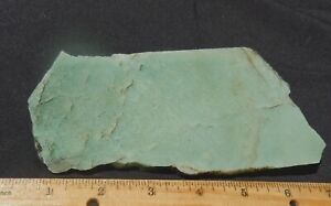 Fuschite Quartzite Green Crystalline Rough Slab 150 Grams 5.3 Ounces 