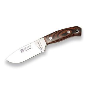 Joker Survival Knife Mont&#233;s CR18, Stamina Wood Handles, 3.9 in. Blade, Brow