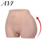 Crossdresser Silicone Panties Hip Enhancer Shaper Fake Vagina Panties Insertable