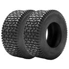 Set 2 16x6.50-8 Lawn Mower Tires 4Ply 16x6.5x8 Garden Tractor Tubeless Replace