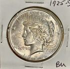 1925-S BU Silver Peace Dollar VERY NICE COIN 100% Original.  “NO RESERVE!!”