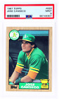1987 Topps #620 Jose Canseco PSA 9