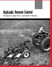 IH McCormick Farmall Super A AV C Hydraulic Remote-Control Brochure Pamphlet