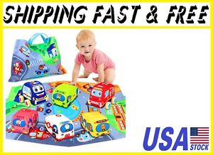 Soft Car Toys for 1 Year Old Boy Girl - Baby Toys 6 to 12 Months 12-18 Months Pu
