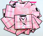 Victorias Secret Pink Floral Logo Small Paper Shopping Gift Displa Craft Bag NEW