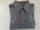 Nordstrom Smartcare Wrinkle Free Men's Gray Shirt Tailored Fit 15 1/2 x 34 LS