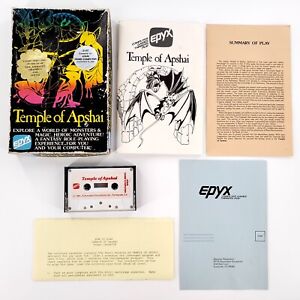 Temple of Apshai Trilogy (Atari 214C Cassette, 1986) Complete In Box