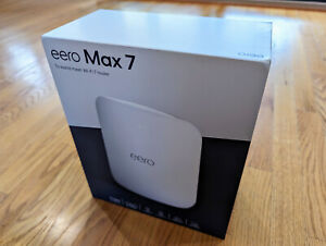eero Max 7 Tri-Band Mesh Wi-Fi 7 Router - 10 Gbps Ethernet - Brand New & Sealed