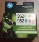 BRAND NEW GENUINE HP 962XL/962 Ink Combo 4 Pack EXP:2025