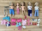 Very Nice American Girl Doll Lot 5 doll with Outfits + Accessories Pictured - NR