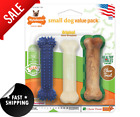 Nylabone Triple Value Pack FlexiChew Small Dog Toy Bone Teeth Cleaning