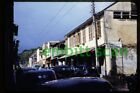 Original Slide, 1952 Bridgetown Barbados Street Scene, BWIA Mail & Cargo Sign