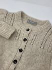 EVERLANE Womens Cropped Button Front Cardigan Merino/Alpaca/Pima Cotton Sz Sm U5