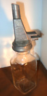 c1930 Mobiloil, Filpruf, Gargoyle A Diamond Shape Quart Oil Bottle Mass .2B Seal