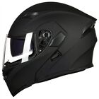 ILM Pre-Owned Full Face Motorcycle Helmet Winter Modular Dual Visor DOT 902