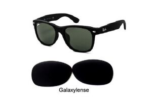Galaxy Replacement Lenses For Ray Ban RB2132 New Wayfarer Black 55mm Sunglasses