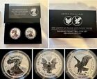 Designer Edition 🇺🇸 Eagle 2021 One Ounce Silver Reverse Proof Two-Coin Set 2oz