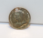 New Listing1893 1/2 British Sovereign Gold Coin Early Date (Hole)