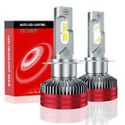 H4 Led Headlight Bulbs HZ High Low Beam Super Bright 6700K 30000Lumens 100w x2 (For: Kia Soul)
