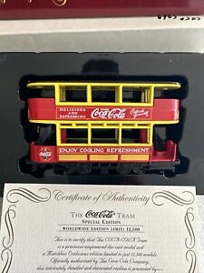 Matchbox Coca Cola Tram Car Special Edition Detailed Collectible YYM37797 1:43