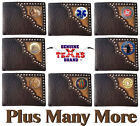 Chocolate Hair Inlay Leather Bi-fold Wallet– Customizable
