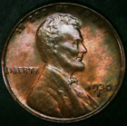 1930 S Lincoln Wheat Cent/Penny - Unc / MS - Toned Woody - Free Shipping!
