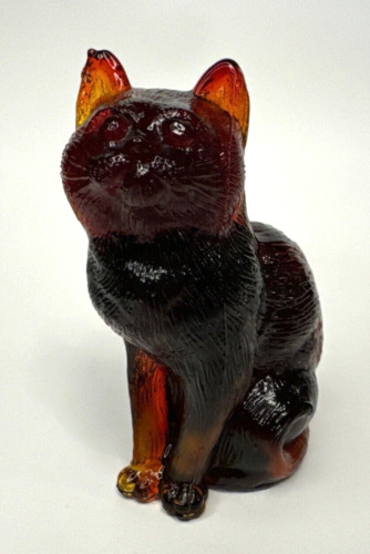 Mosser Glass #101 Amber Cat
