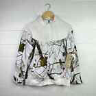 NORTHCREST White Realtree AP Camo Snow Hunting Full Zipper Jacket Size Small