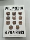 PHIL JACKSON NBA Bulls Lakers Signed 1st Edition Hardcover Book Eleven Rings COA