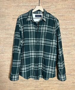 Abercrombie & Fitch Men's Soft Flannel Plaid Button Up Long Sleeve Shirt Size XL