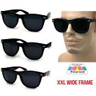 XXL Polarized Mens Extra Large Sunglasses for Big Fat Wide Heads 148 mm Retro