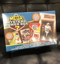 NFL Football Mega Mystery Power Box Sealed Meijer Exclusive In Hand NEW Brady?