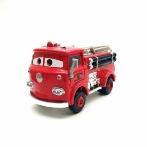 Disney Pixar Cars Red Firetruck Metal 1:55 Diecast Model Toy Kids Gift Loose