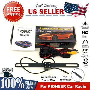 Rear View Camera Backup License Plate Night Vision for Pioneer AVH - Series