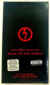 Marilyn Manson: Dead to the World (VHS,1998) Advisory-Explicit Lyrics RARE NEW