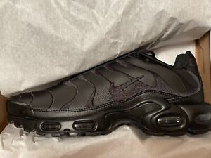 Nike Air Max Plus Rare All Black LEATHER Full TN Tuned Shoes Snkr A Cold Wall JP
