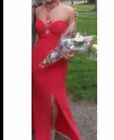 PROM DRESS RED SIZE 6